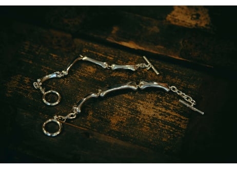 【DRESS HIPPY/ドレスヒッピー】　DH BONES BRACELET (FOUR)