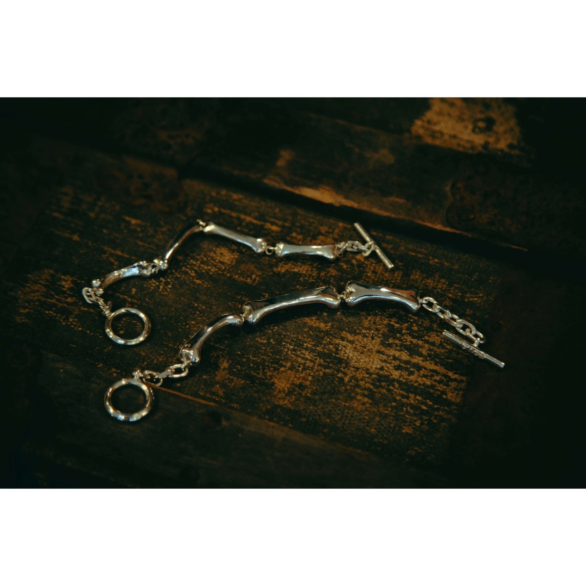 DRESS HIPPY/ドレスヒッピー】 DH BONES BRACELET (FOUR)