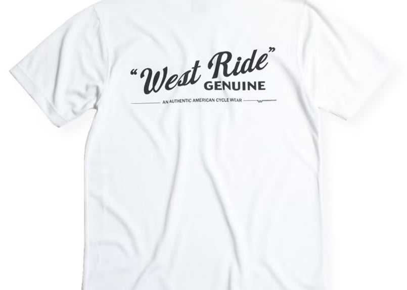 WEST RIDE/ウエストライド】 POWER DRY TEE-1:WR GENUINE