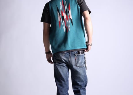 【WESTRIDE/ウエストライド】　26SS NGT NATIVE VEST　TURQUOISE