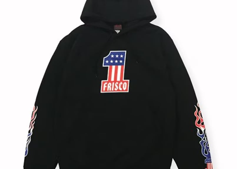 415 clothing frisco choppers XL ブラック 希少 415 Clothing/Frisco Choppers Pullover Hoodie（415クロージング