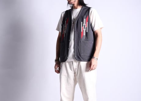 【WESTRIDE/ウエストライド】　26SS NGT NATIVE VEST　CHARCOAL