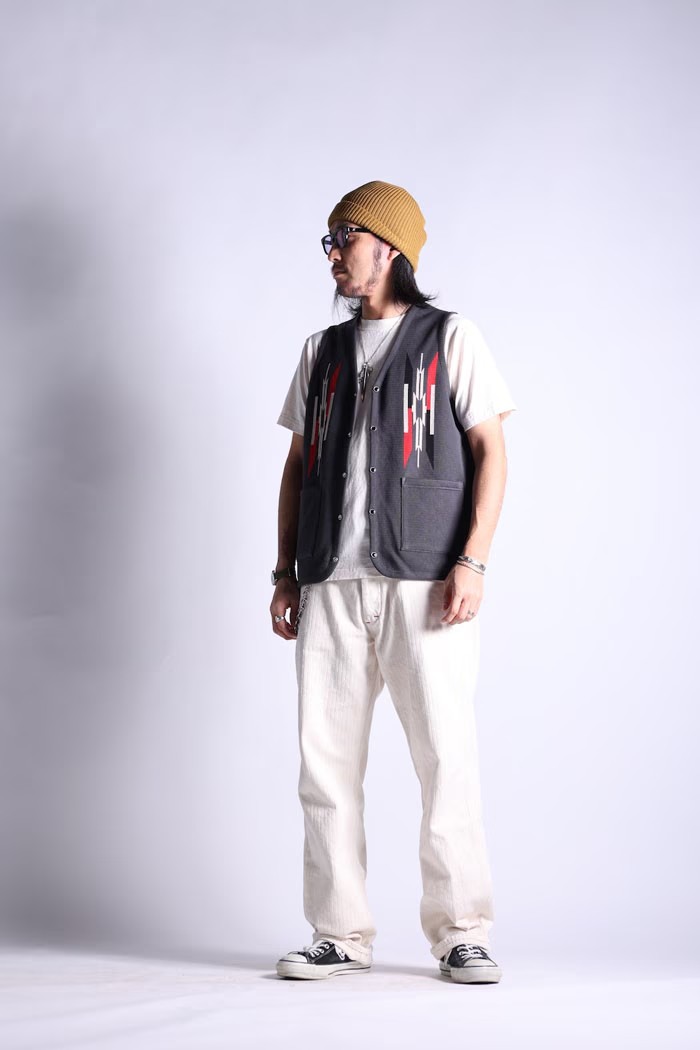 WESTRIDE/ウエストライド】 26SS NGT NATIVE VEST CHARCOA