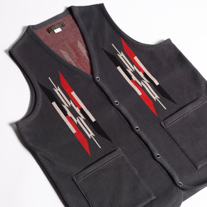 WESTRIDE/ウエストライド】 26SS NGT NATIVE VEST CHARCOA