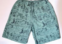 【MONSTOR TIMES/モンストアタイムズ】　MONSTOR INSTRUCTIONS Shorts　GREEN