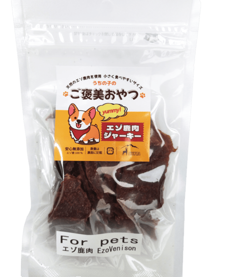 犬用 無添加ジャーキー｜北海道産エゾ鹿 30g｜高タンパク・低脂肪・アレルギー対応