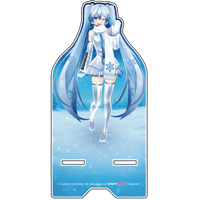 初音ミク- 雪ミクモデル ホロモデル対応スマホスタンド