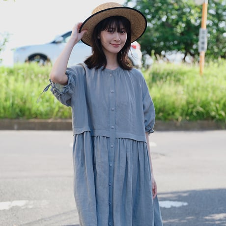 リネンワンピース