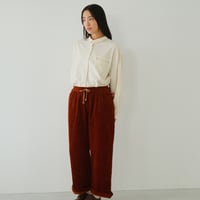コーデュロイ ワイドパンツ