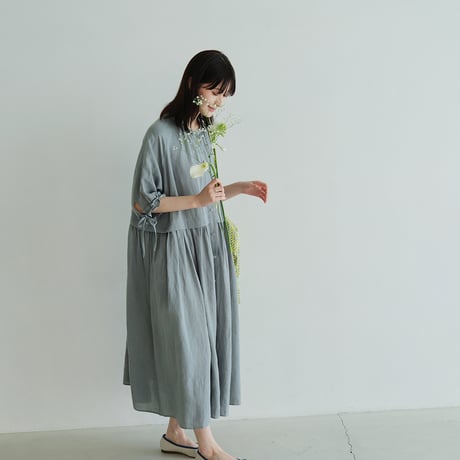 リネンワンピース