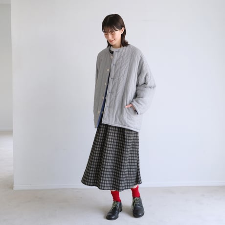 リバーシブル仕様 ダイヤキルト 中綿ジャケット