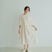 パッチワーク刺繍ベストロングドレス