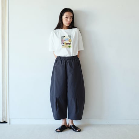 ワイドシルエット 綿 バルーンパンツ