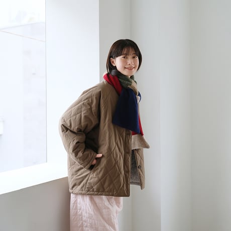 リバーシブル仕様 ダイヤキルト 中綿ジャケット