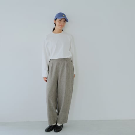コットンロングスリーブTシャツ