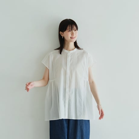 ノースリーブ ドール風シルエットブラウス