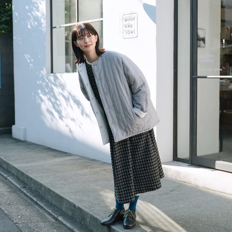 リバーシブル仕様 ダイヤキルト 中綿ジャケット