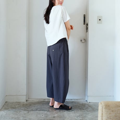 ワイドシルエット 綿 バルーンパンツ