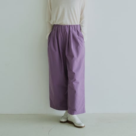 コットンストレートパンツ