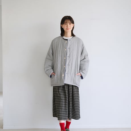 リバーシブル仕様 ダイヤキルト 中綿ジャケット