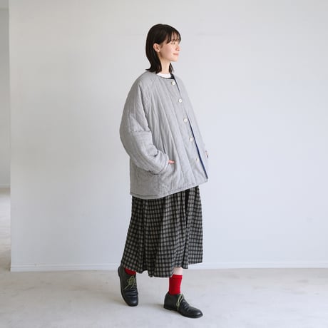 リバーシブル仕様 ダイヤキルト 中綿ジャケット