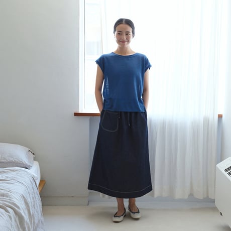 リネンニットベスト