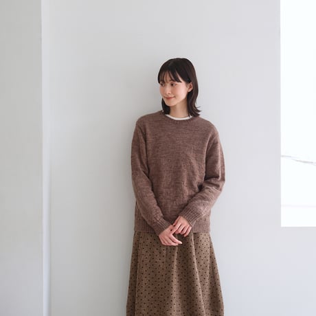 ブリティッシュ風 クルーネック プルオーバー