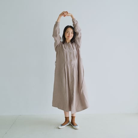 天然ヘンプ ロングワンピース