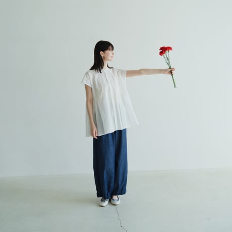 ノースリーブ ドール風シルエットブラウス