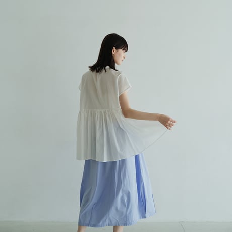 ノースリーブ ドール風シルエットブラウス
