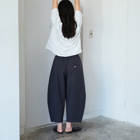 ワイドシルエット 綿 バルーンパンツ
