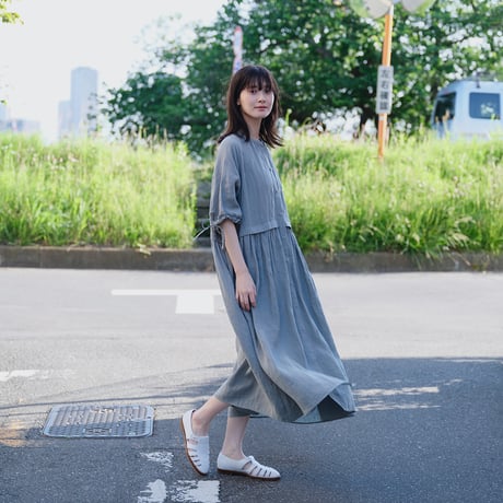 リネンワンピース