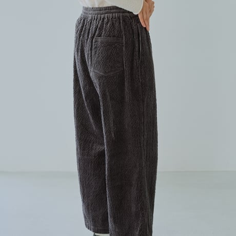 コーデュロイ ワイドパンツ