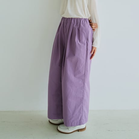 コットンストレートパンツ