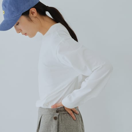 コットンロングスリーブTシャツ
