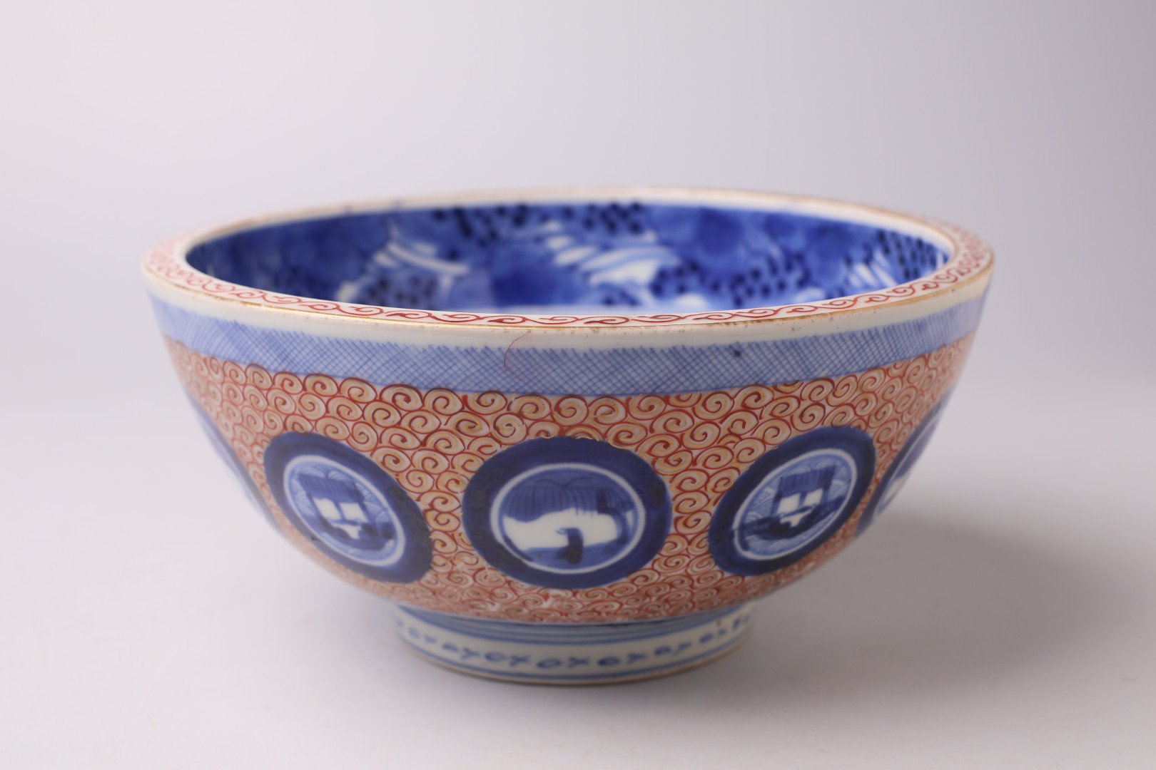 伊万里てあぶり　明治時代　花丸紋紋様　¥50000 箱付 original
