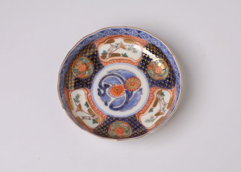 202 錦手 伊万里焼 花 鳥 龍 小皿 | あさい骨董店
