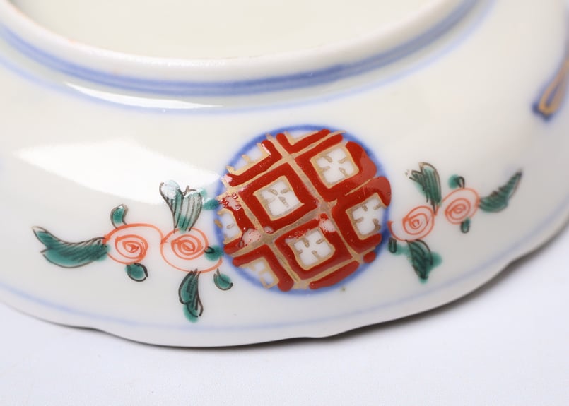 202 錦手 伊万里焼 花 鳥 龍 小皿 | あさい骨董店