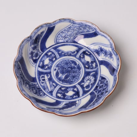 大雪特価‼️四季にうるわしく‼️伊万里錦手若松＆橙＆ふきよせ 兜菱形