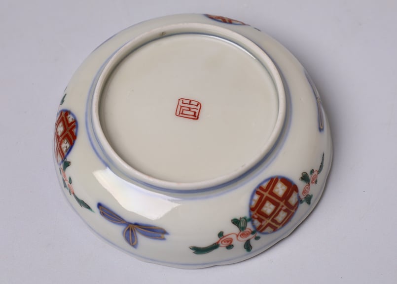 202 錦手 伊万里焼 花 鳥 龍 小皿 | あさい骨董店