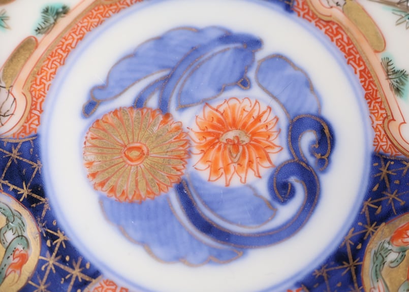 202 錦手 伊万里焼 花 鳥 龍 小皿 | あさい骨董店
