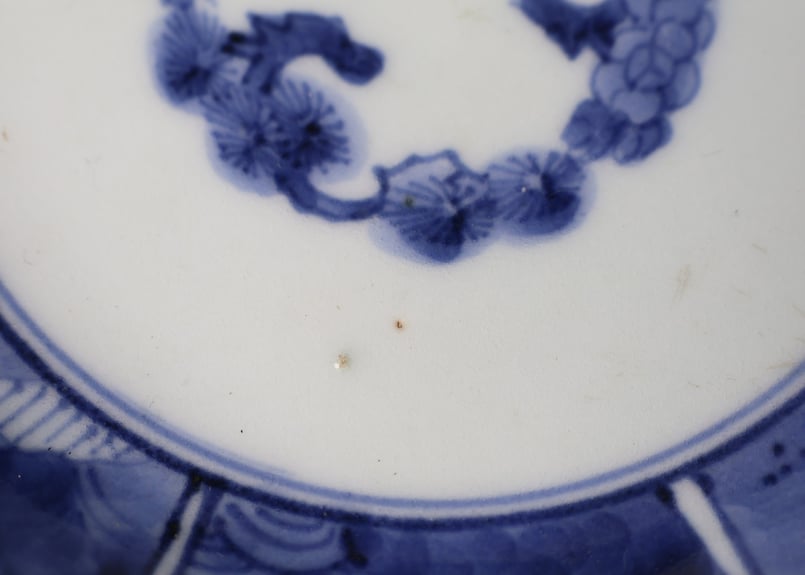 214 染付 古伊万里 花 松竹梅 膾皿 | あさい骨董店