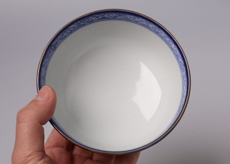 179 色絵 伊万里焼 花 鳥 通り物 蒸茶碗 | あさい骨董店