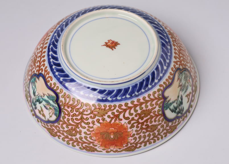 値下限界清朝早い者勝ち文化十七年？入手時箱書きあり　花唐草　江戸期新渡汁次　一対 値下限界清朝早い者勝ち文化十七年？入手時箱書きあり 花