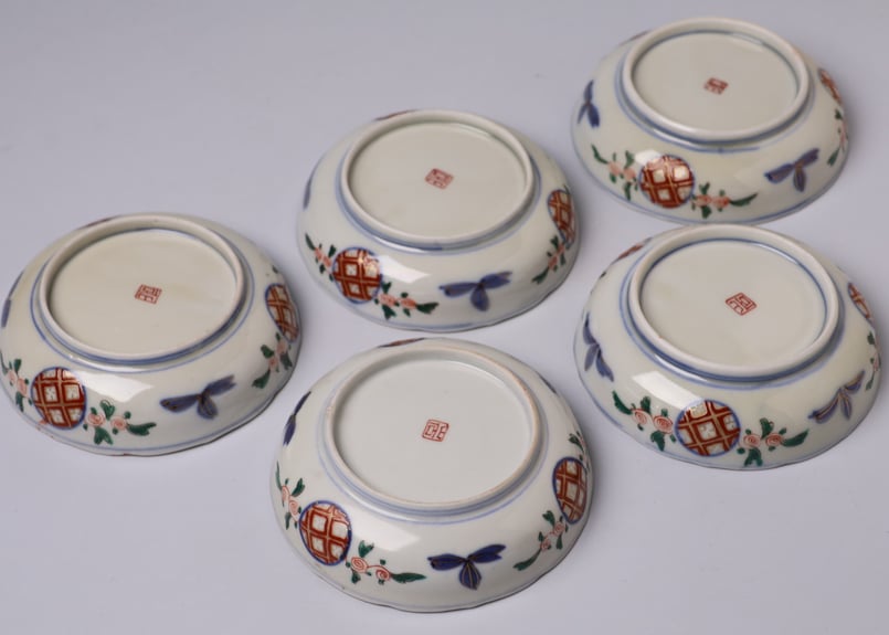 202 錦手 伊万里焼 花 鳥 龍 小皿 | あさい骨董店