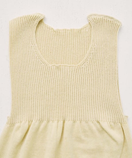 【ladies】ノースリーブプルオーバー　あさひ（light yellow）