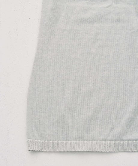 【ladies】ベーシックタンクトップ　うすぐもり（blue gray）