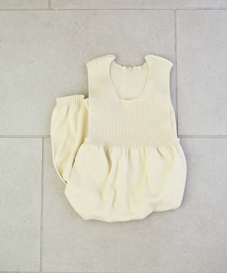 【ladies】ノースリーブプルオーバー　あさひ（light yellow）