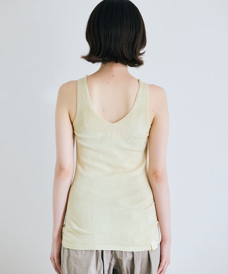 【ladies】2wayタンクトップ　あさひ（light yellow）