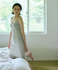 【ladies】タンクシュミーズ　うすぐもり（blue gray）